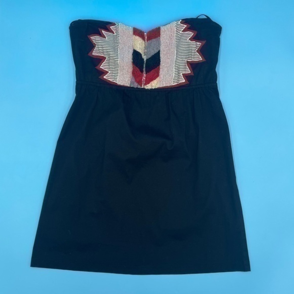 Vintage Judith March Hand-Beaded Strapless Dress